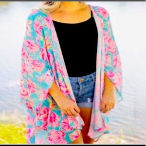 Simply Southern Hibiscus Kimono